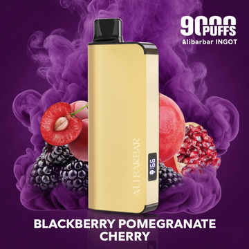 BLACKBERRY POMEGRANATE CHERRY – ALIBARBAR INGOT – 9000 PUFFS