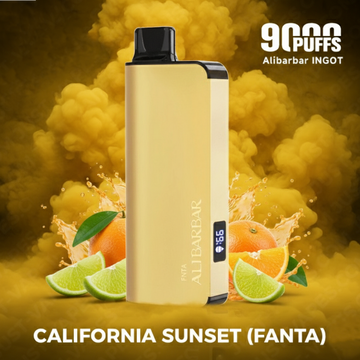 CALIFORNIA SUNSET (FANTA) – ALIBARBAR INGOT – 9000 PUFFS