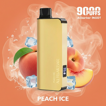 PEACH ICE – ALIBARBAR INGOT – 9000 PUFFS