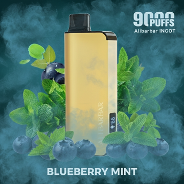 BLUEBERRY MINT – ALIBARBAR INGOT – 9000 PUFFS