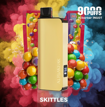 SKITTLES – ALIBARBAR INGOT – 9000 PUFFS